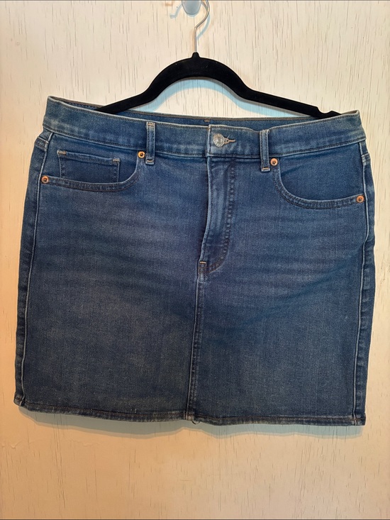 Express Dresses & Skirts - Express Blue Denim Mini Skirt